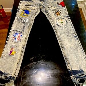 NBA logo pants 36/34